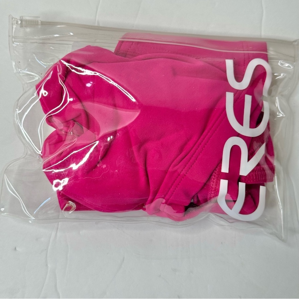 NWT ERES “Compact Stud” Full Cup Triangle Bikini Top Braided Circle Pink Size 14 - Picture 5 of 16